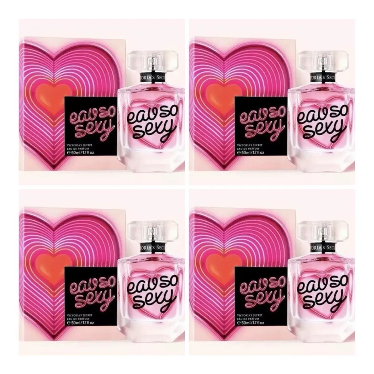 Victoria`s Secret Eau SO Sexy Eau de Parfum 1.7 Fl.oz. Lot of 4