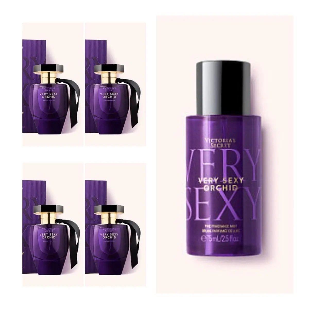 Victoria`s Secret Very Sexy Orchid Edp 1.7 Fl.oz. 4 and Fragrance Mist