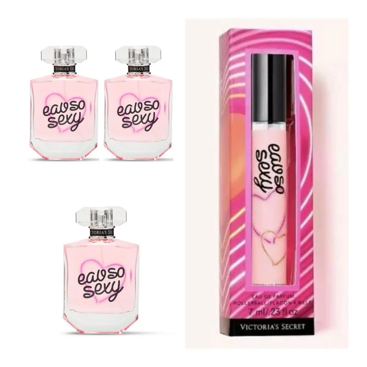 Victoria`s Secret Eau SO Sexy Eau de Parfum 1.7 Fl.oz. 3 and Rollerball