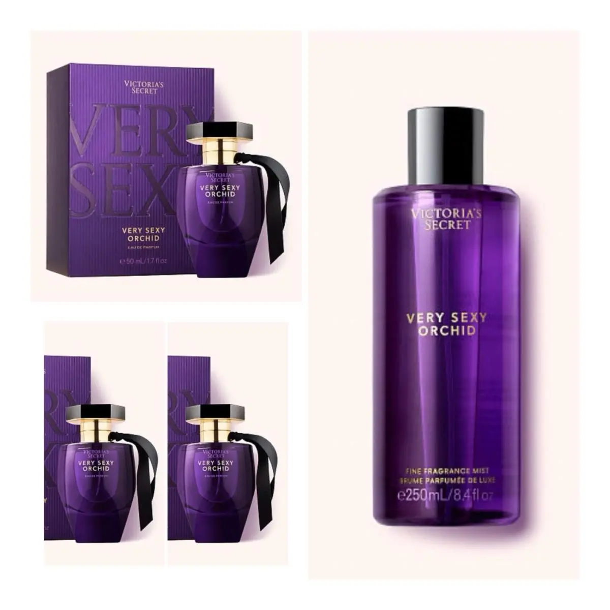 Victoria`s Secret Very Sexy Orchid Eau de Parfum 1.7 Fl.oz. 3 Fragrance Mist