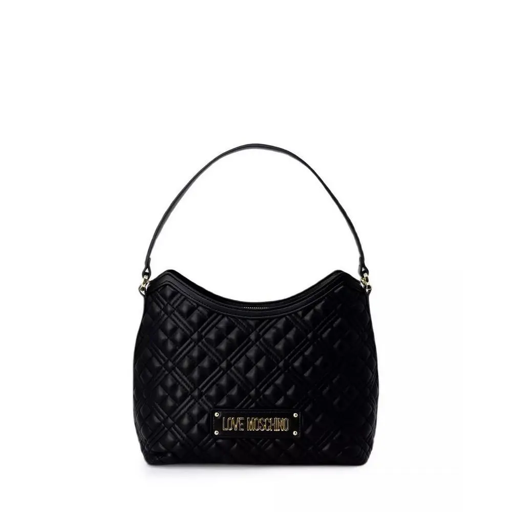 Love Moschino Women`s Handbag Bag Borsa Quilted PU Nero JC4023PP1FLA0
