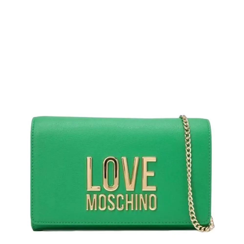 Love Moschino Women`s Handbag Bag Borsa PU Erba JC4127PP1GLI0801 - Exterior: Green