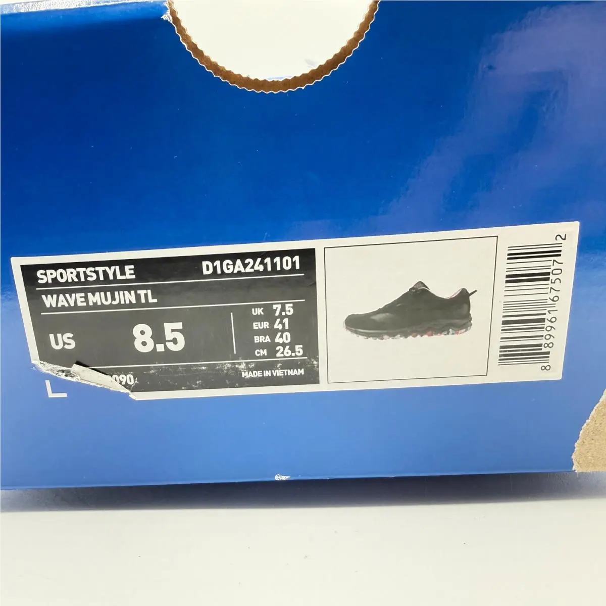 Mizuno shoes - WAVE MUJIN TL - WAVE MUJIN - D1GA241101 - Black 3