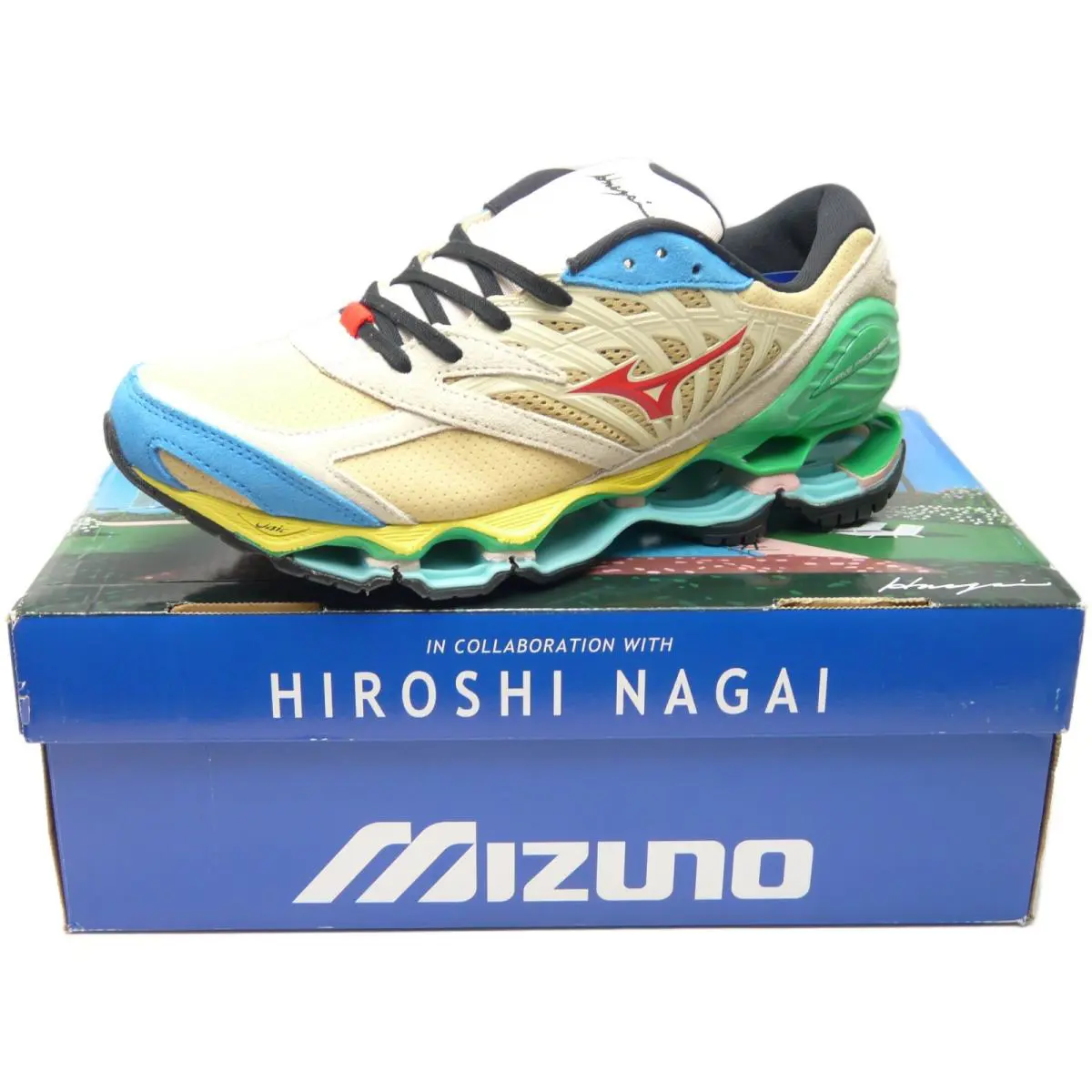 Mizuno shoes - Mizuno Wave Prophecy - Wave Prophecy - Beige Wine Green (UPC: 889961674785) 8