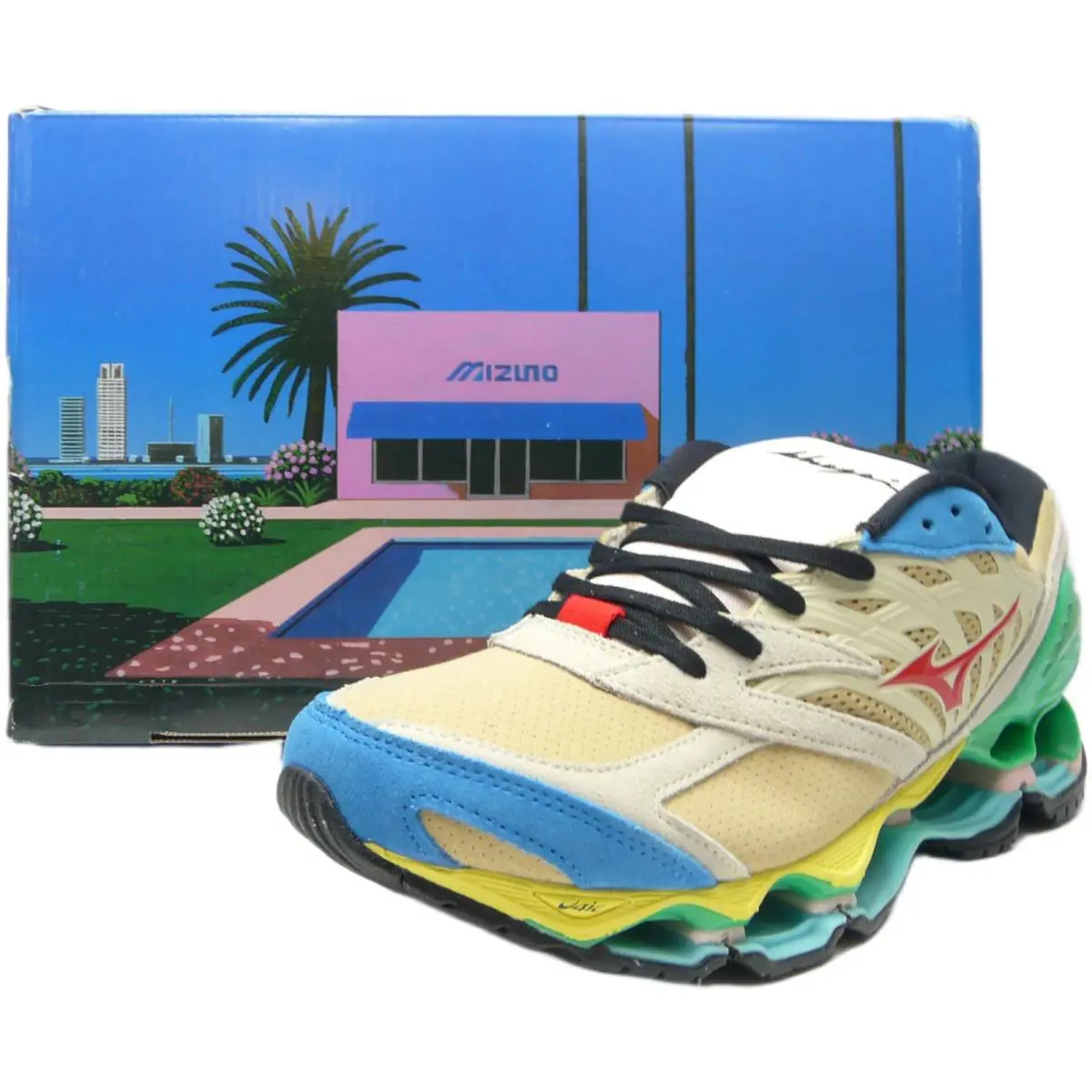 Mizuno shoes - Mizuno Wave Prophecy - Wave Prophecy - Beige Wine Green (UPC: 889961674785) 9