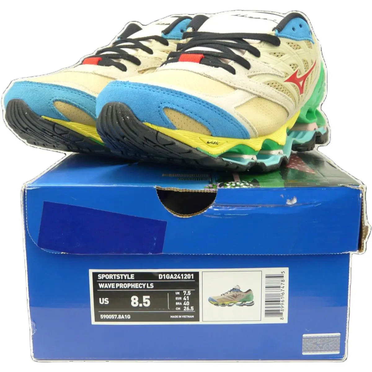 Mizuno shoes - Mizuno Wave Prophecy - Wave Prophecy - Beige Wine Green (UPC: 889961674785) 10