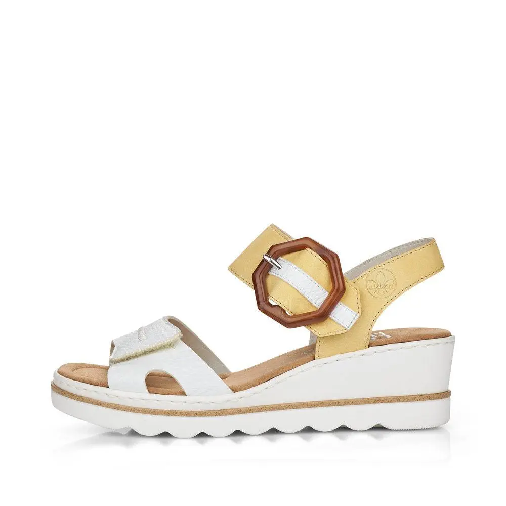 Rieker shoes - Weiss/Sun 0