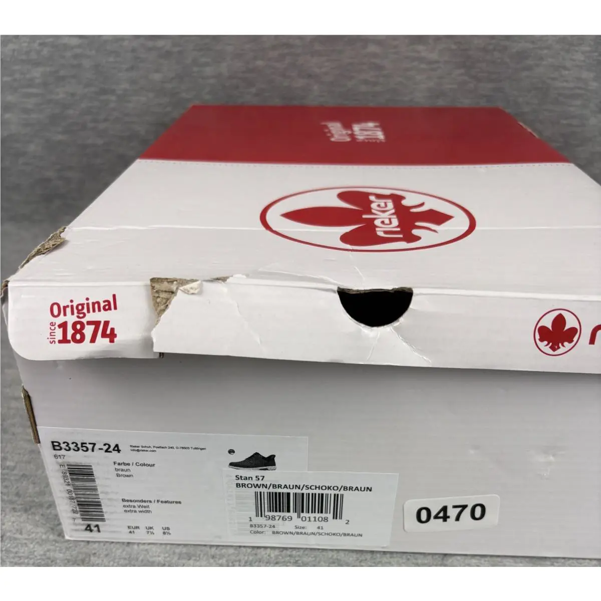 Rieker shoes - Rieker Stan 57 - Stan - Brown 11