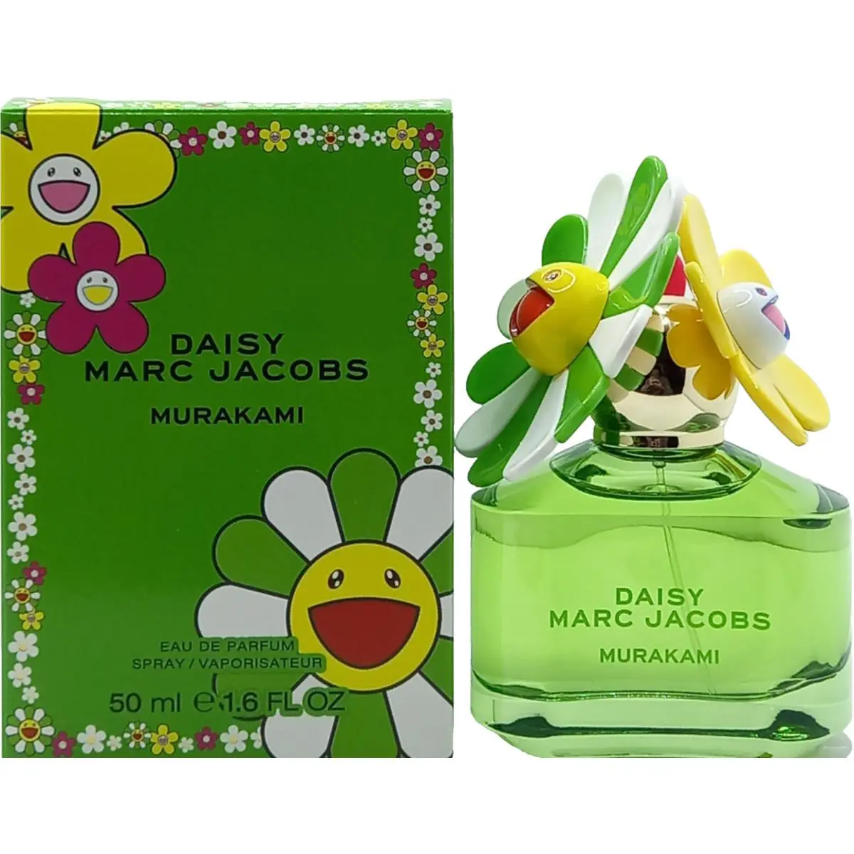 Marc Jacobs Daisy Murakami Green Eau DE Parfum Spray For Women 1.6 Oz / 50 ml