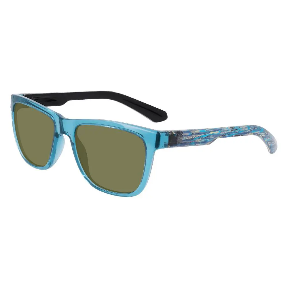 Dragon Bishop Sunglasses - Aqua/rob Resin / Lumalens Smoke Lens