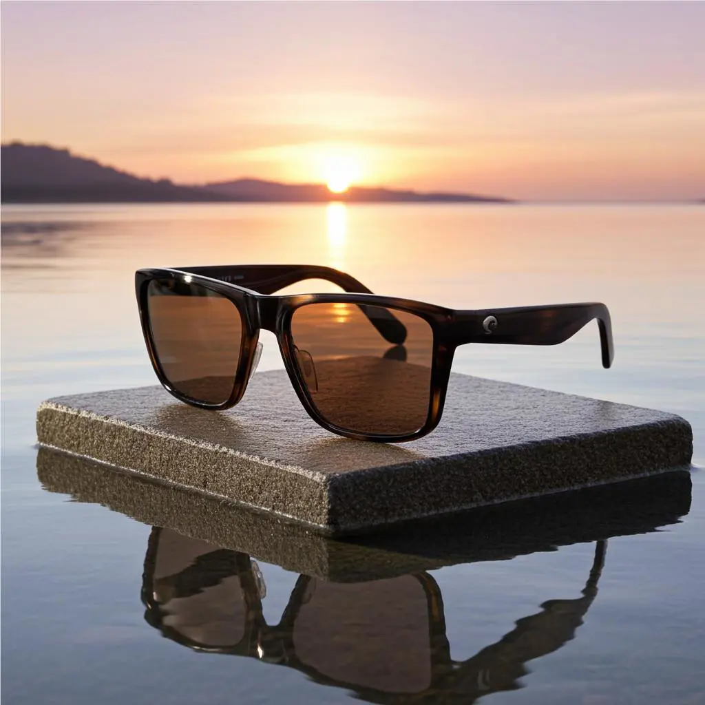 Costa Del Mar Los Alijos Tortoise Frame Gold Mirror 580 Glass Lens