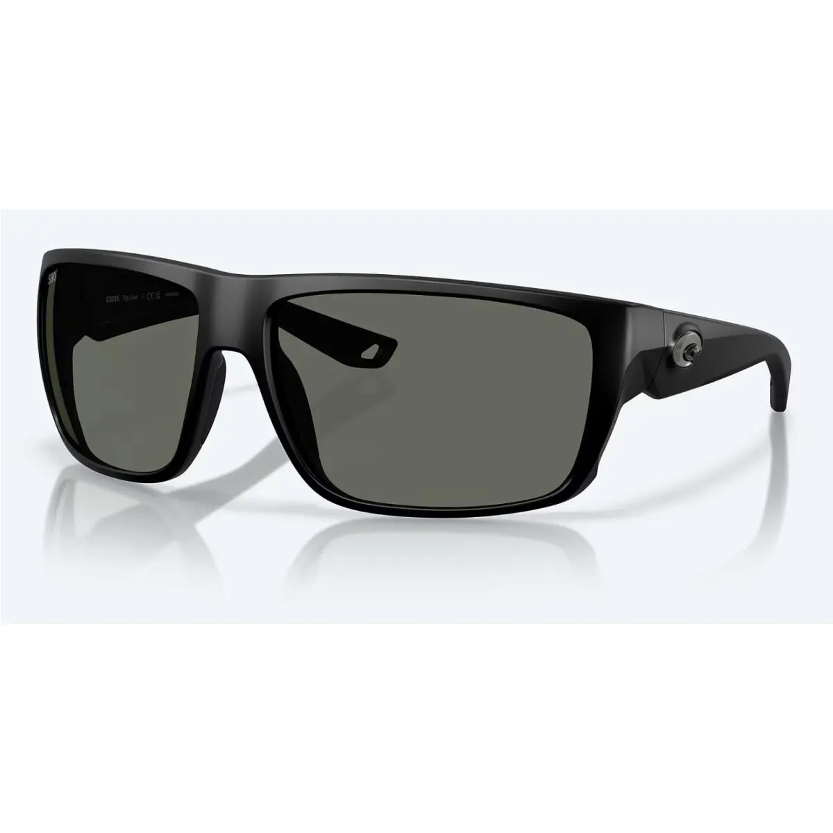 Costa Del Mar Fly Line Matte Black / Gray Polarized Glass 580G