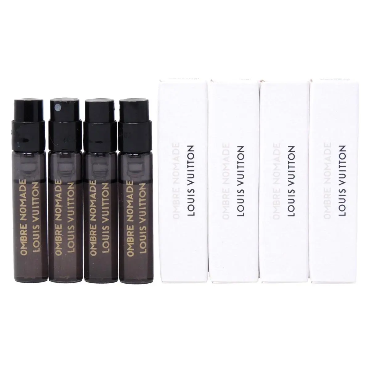 Ombre Nomade 2.0ml .06fl oz x 4 Cologne Spray Samples by Louis Vuitton
