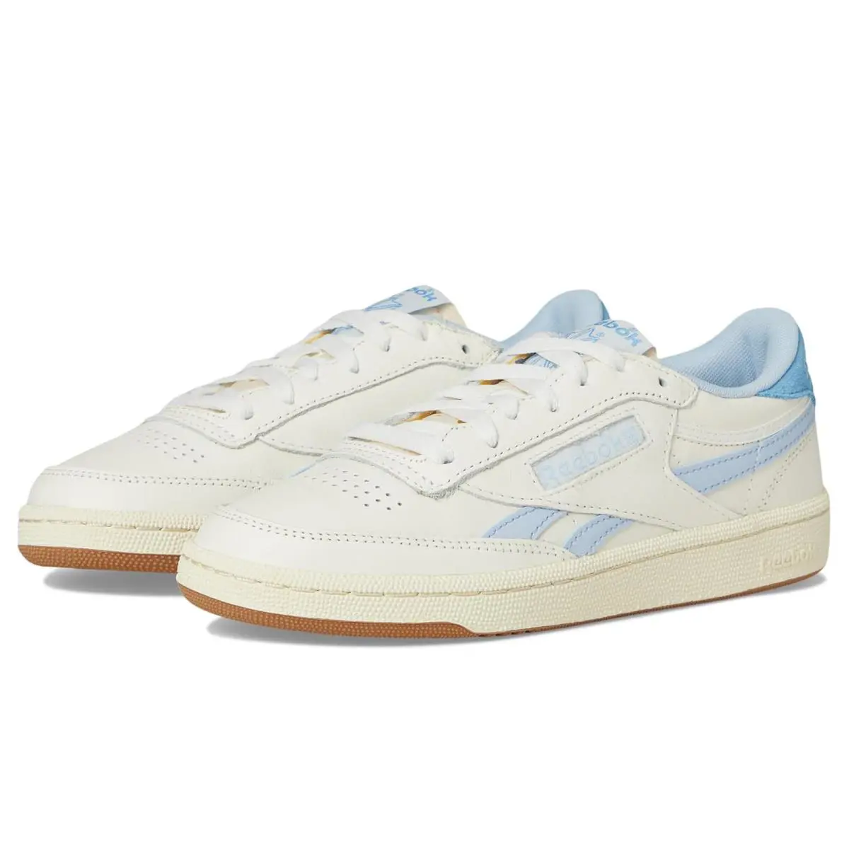 Woman`s Sneakers Athletic Shoes Reebok Lifestyle Club C Revenge Vintage - Chalk/Y2K Blue/Recovery Blue