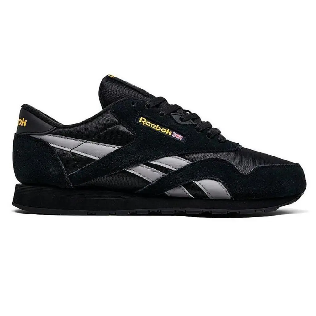 Reebok shoes - Reebok Classic Nylon - Classic Nylon - Black, Manufacturer: Black/Grey/Yellow 0