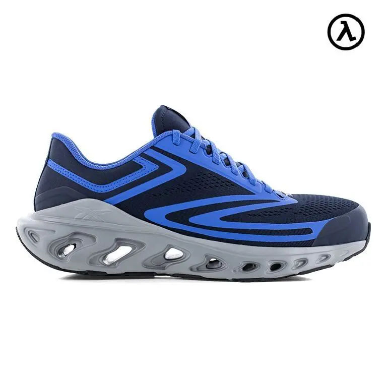 Reebok Fuel Flex Work Men`s Athletic Shoe Blue/light Gray Boots RB3632 - Blue and Light Gray