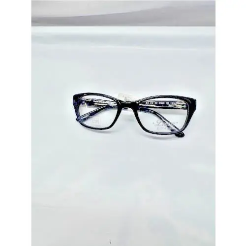 Luxe Eyewear WLO340WM-Shiny Black Swarovski Crystal Frames Only 54-25-135
