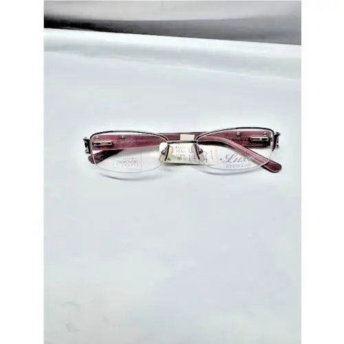 Luxe Eyewear-WLO326WM-Shiny Blush W/swarovski Crystal Frames Only 50-18-135