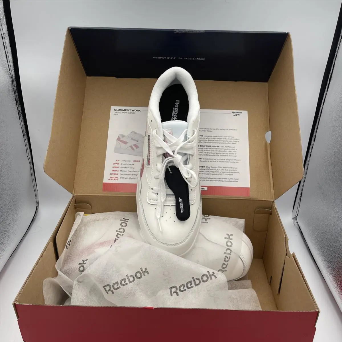 Reebok shoes - Reebok Classic - Classic - FV0173 - white with pink stripe (UPC: 690774563070) 7