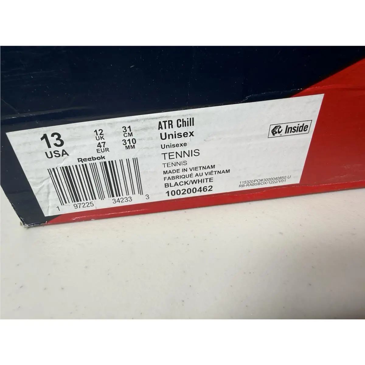 Reebok shoes - Reebok ATR Chill - ATR Chill - 100200462 - BLACK/WHITE (UPC: 197225342197) 7
