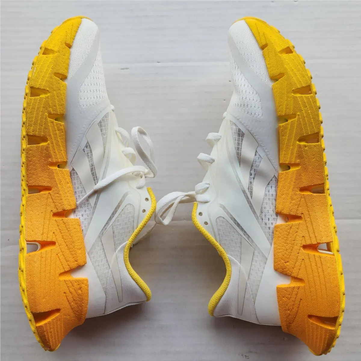 Reebok shoes - Reebok FloatZig - FloatZig - White & Yellow 2
