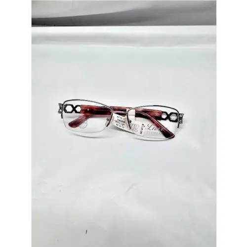 Luxe Eyewear-WLO355-Shiny Light Blush Swarovski Crystal Frames Only 54-16-135