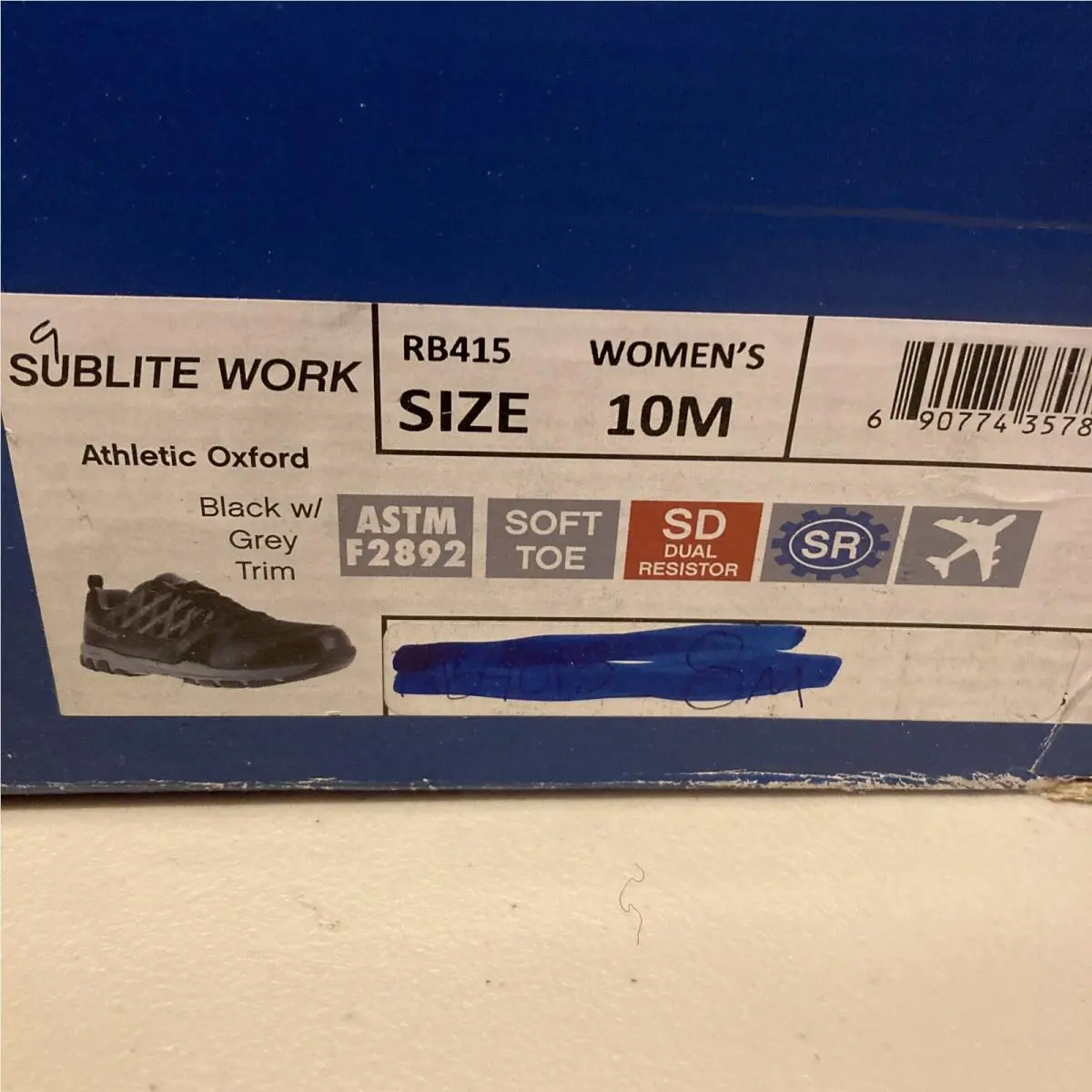 Reebok shoes - Reebok Work - Work - Black (UPC: 0690774357877) 5