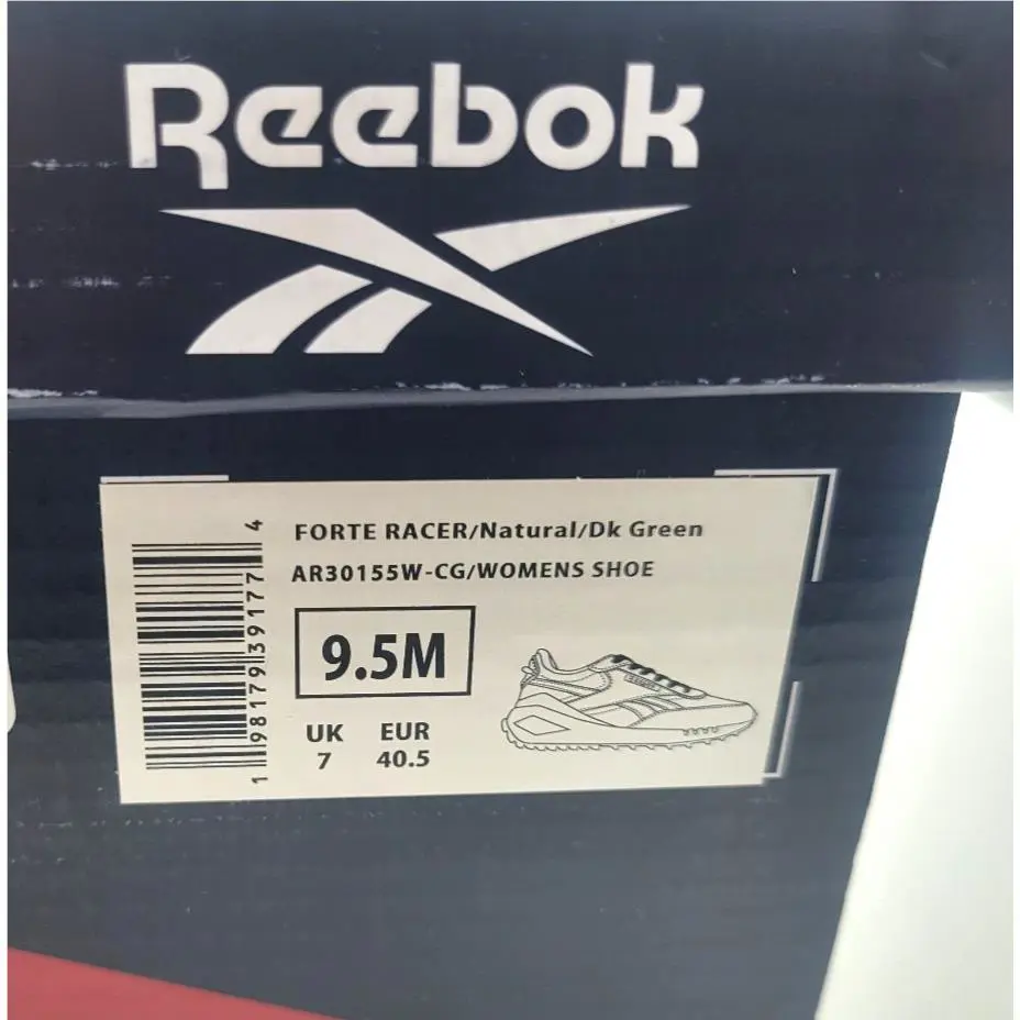 Reebok shoes - FORTE RACER - FORTE RACER - NATURAL AND DARK GREEN 4