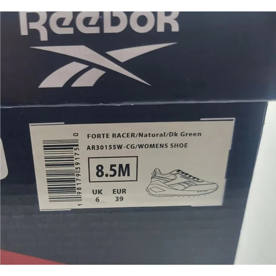 Reebok shoes - FORTE RACER - FORTE RACER - NATURAL AND DARK GREEN 4