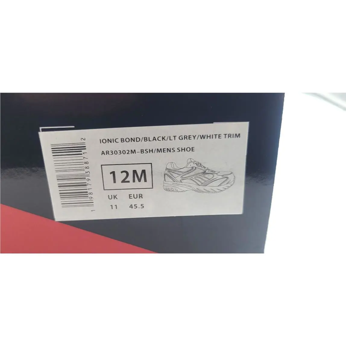 Reebok shoes - IONIC BOND - IONIC BOND - BLACK AND GRAY 4