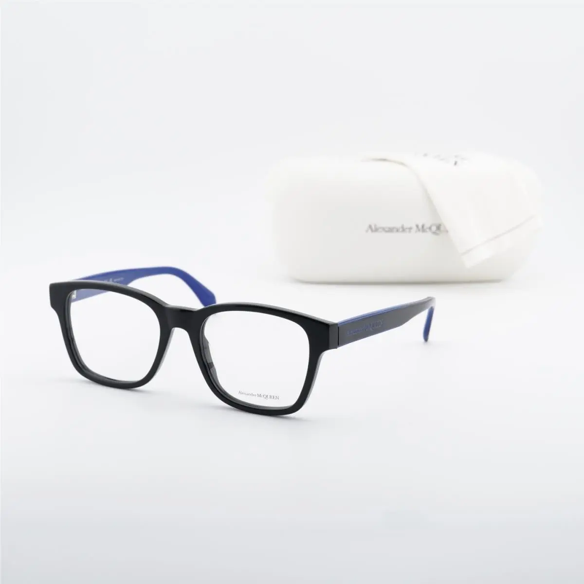 Alexander Mcqueen AM0356O 004 Black 53mm Eyeglasses by Alexander McQueen