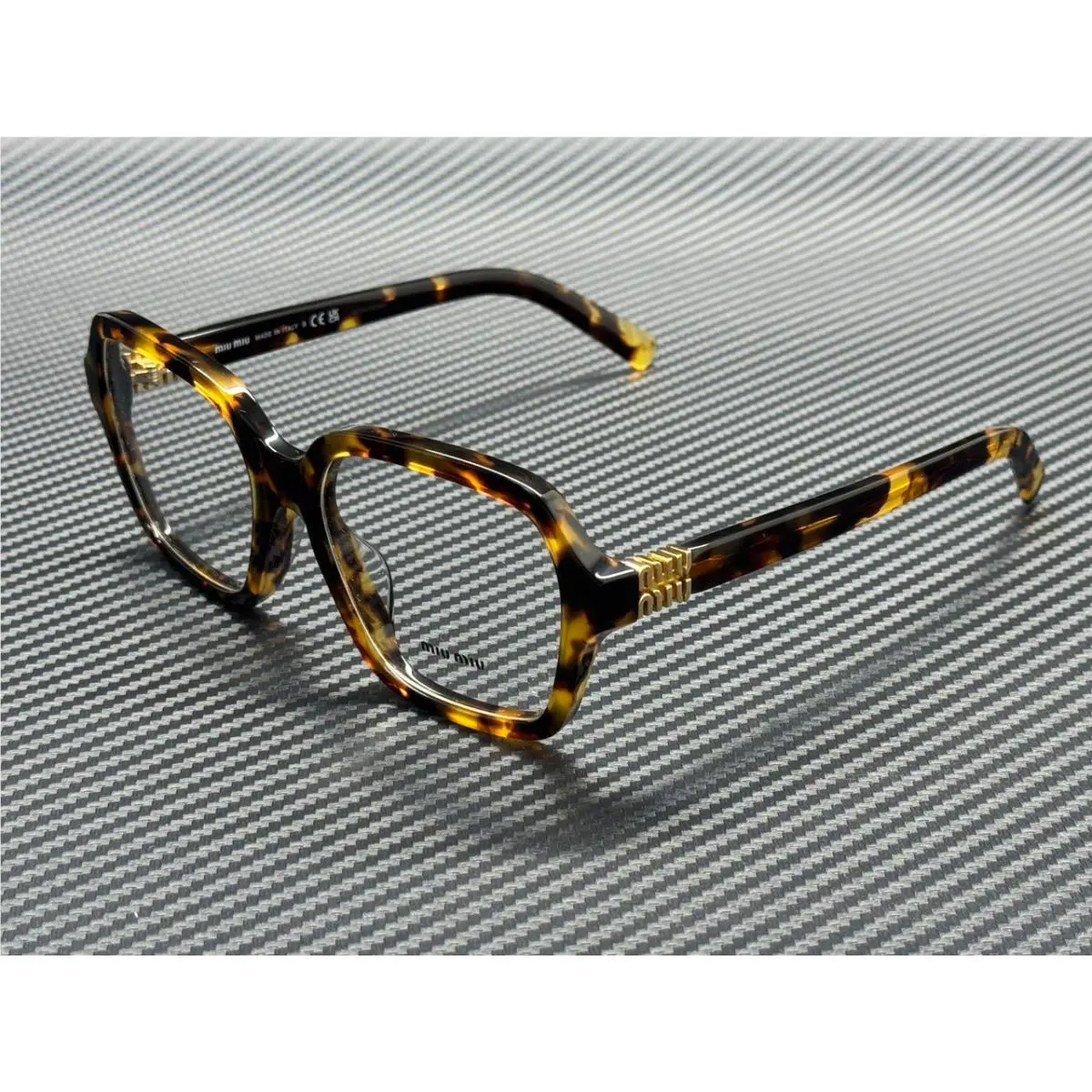 Miu Miu MU 03YV 14L1O1 Havana Honey Women`s 54 mm Eyeglasses