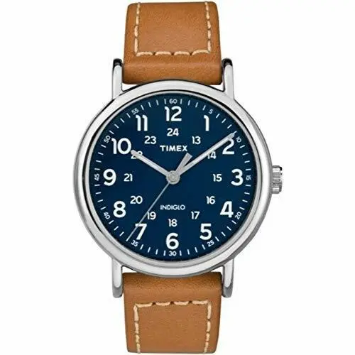 Men`s Weekender Watch Tan/Blue by Timex