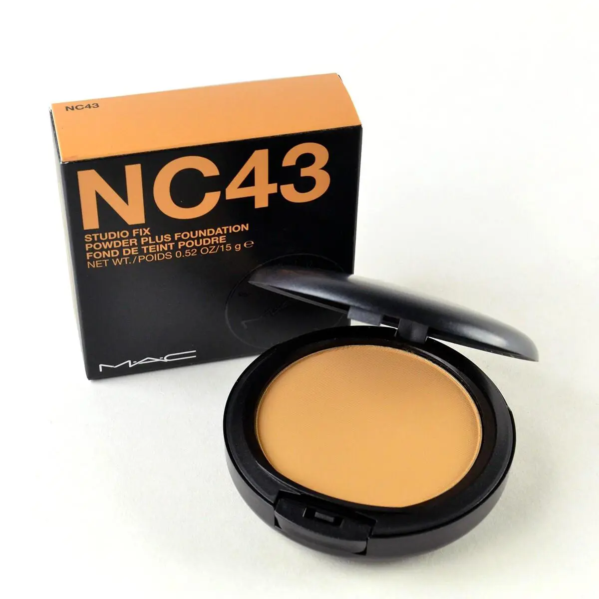 Mac Studio Fix Powder Plus Foundation NC43 - Full Size 0.52 Oz. / 15 g
