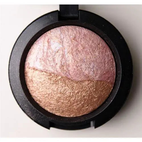Mac Mineralize Eye Shadow Love Connection Duo Shimmer Pink Silver Gold Box