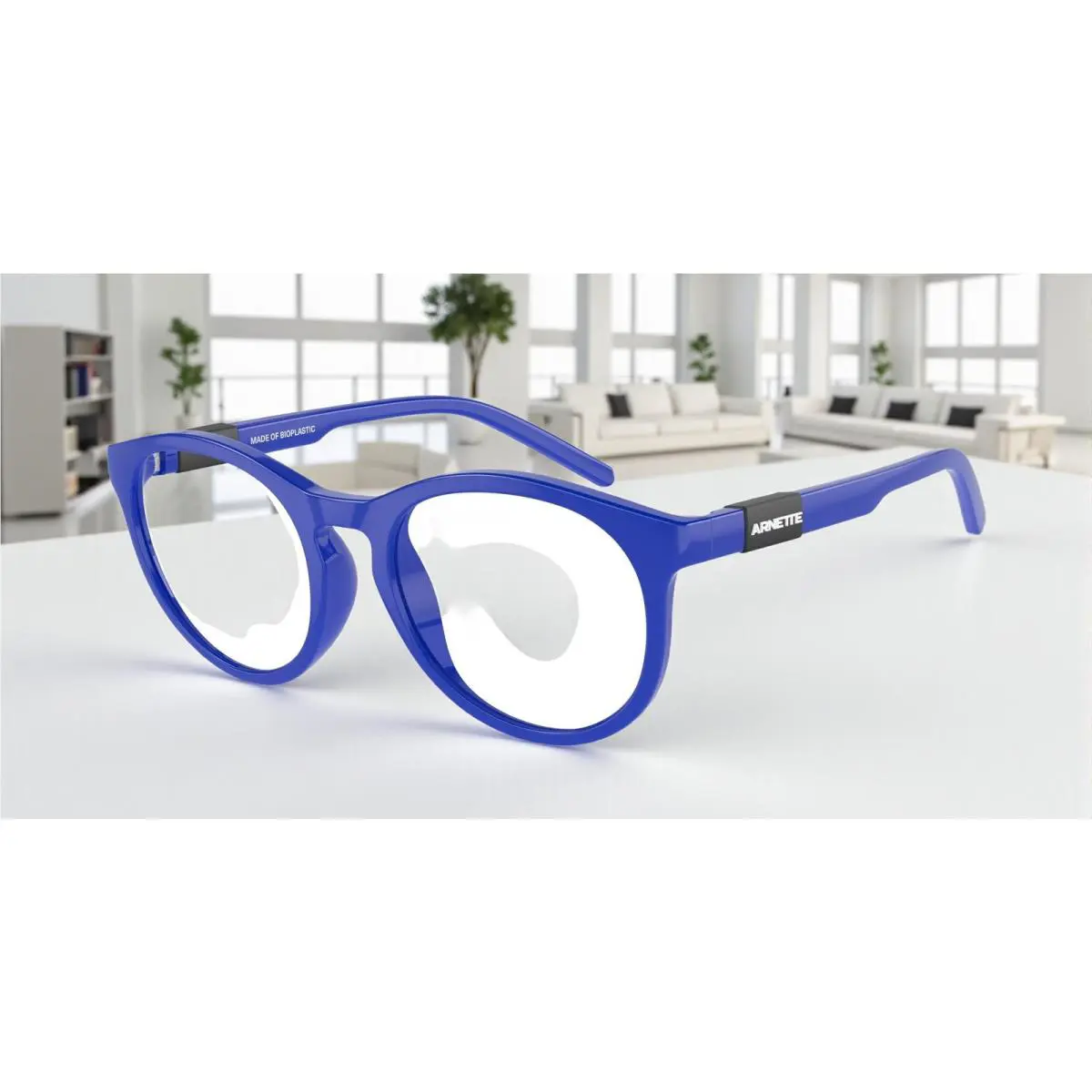 Arnette AN7225 2859 C Gerdi Full Royal Blue Transparent 49 mm Men`s Eyeglasses