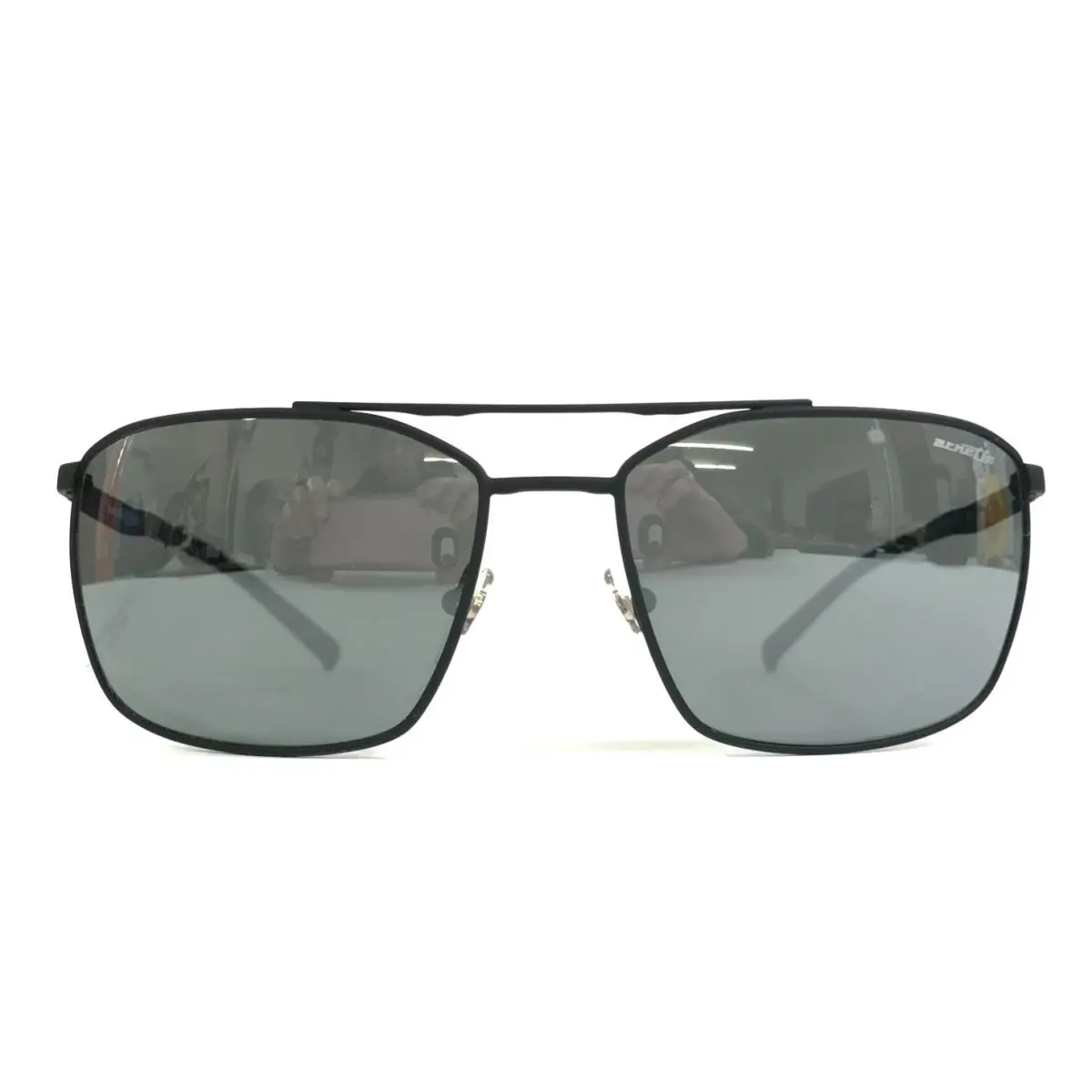 Arnette Sunglasses Maboneng 3080-696/6G Black Frames with Gray Mirrored Lenses