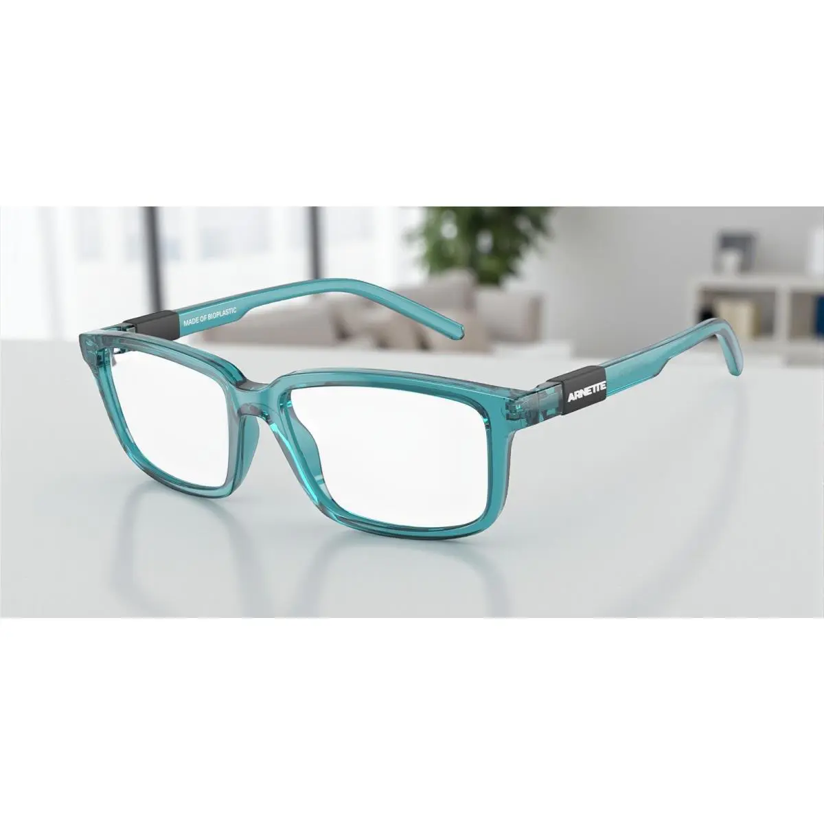 Arnette AN7219 2836 Tony Turquoise Demo Lens 51 mm Unisex Eyeglasses