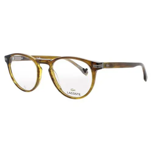 Lacoste Men`s 50mm Striped Khaki Opticals L2966-275-50