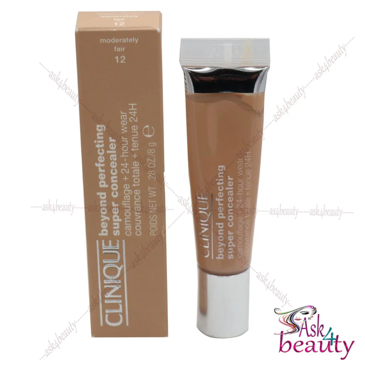 Beyond Perfecting Super Concealer Camouflage Choose Shade Moderately Fair 12 by Clinique