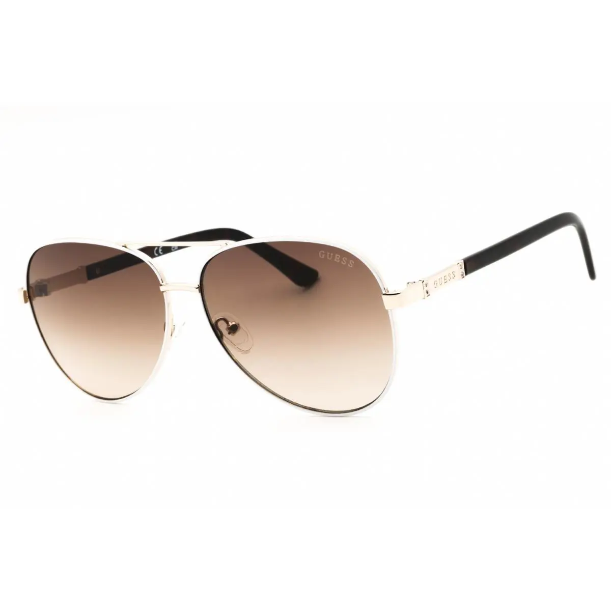 GU00173 21F White/brown Gradient 60-13-140 Sunglasses by Guess