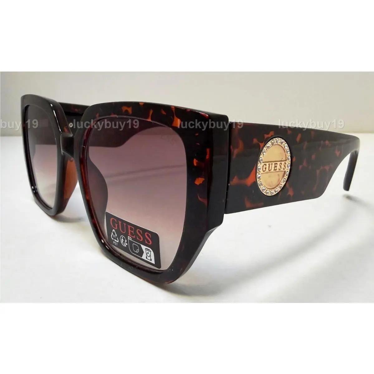 Guess GO 00049 52F Brown Gold Women Sunglasses Gift Idea /546/