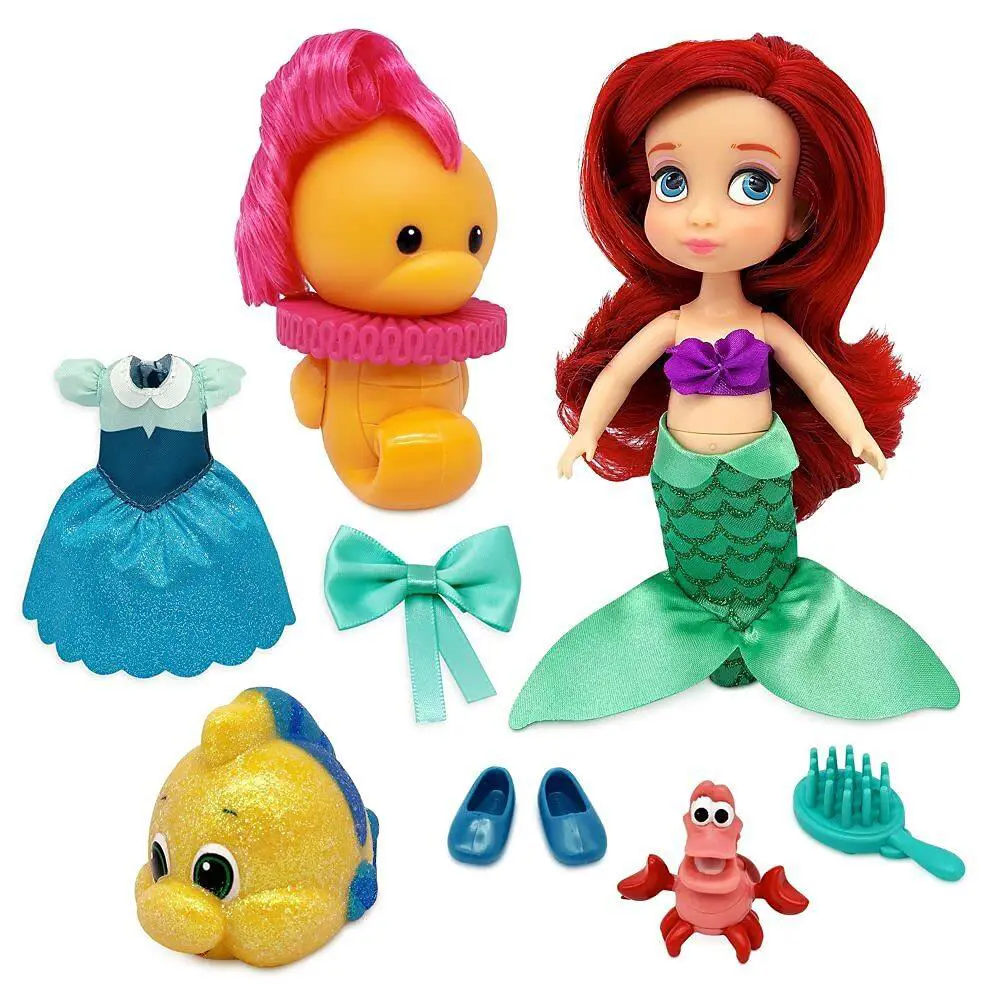 Ariel Mini Doll Play Set 5 Inch Disney Store The Little Mermaid Toys