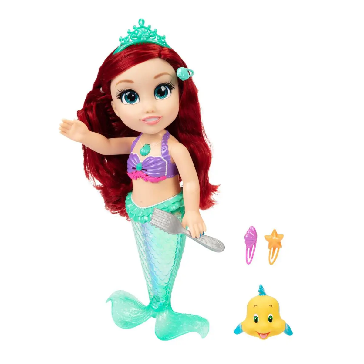 My Singing Friend Ariel 14 Inch Doll with Lights Music and Bath Play Accessories
