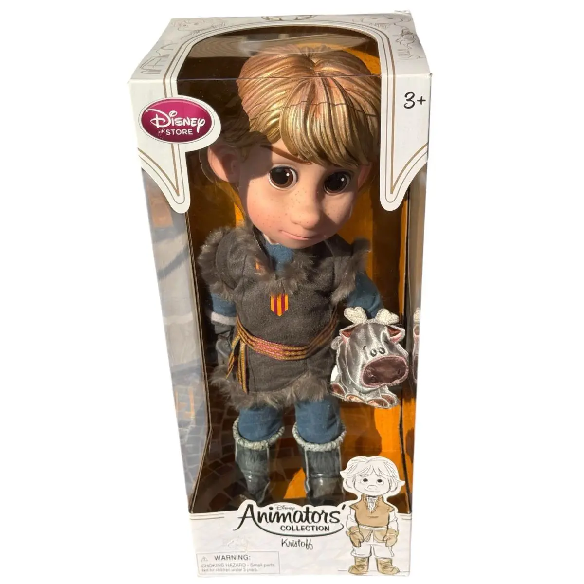Disney Animators` Collection 16 Kristoff Doll From Frozen W Sven