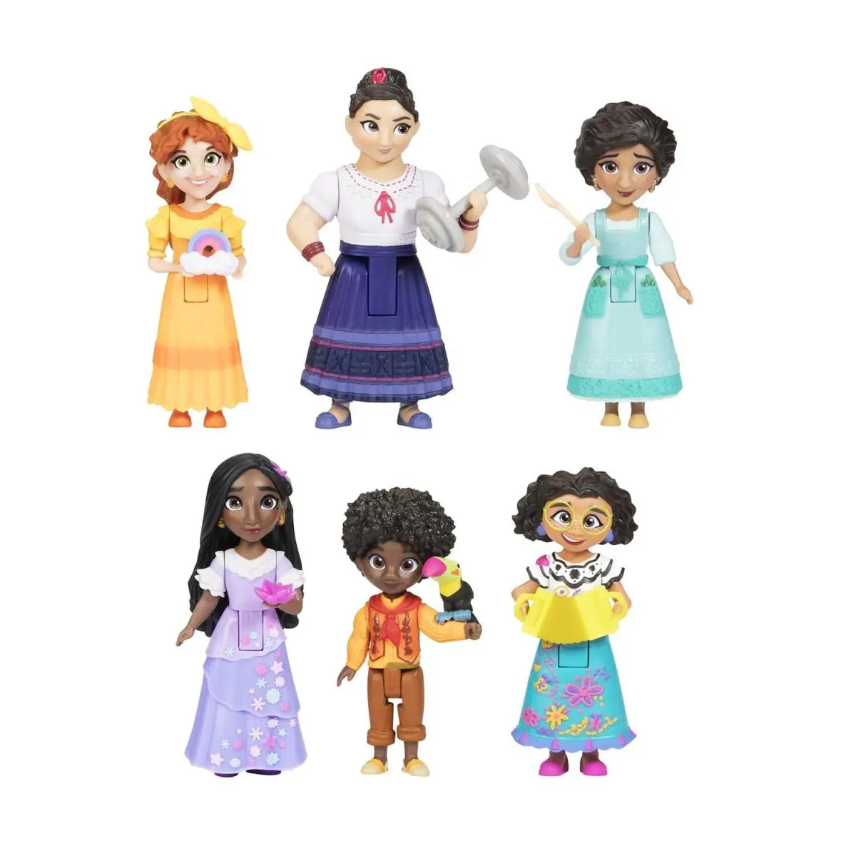 Disney Encanto Madrigal Family Doll Set 6 Pack with Accessories