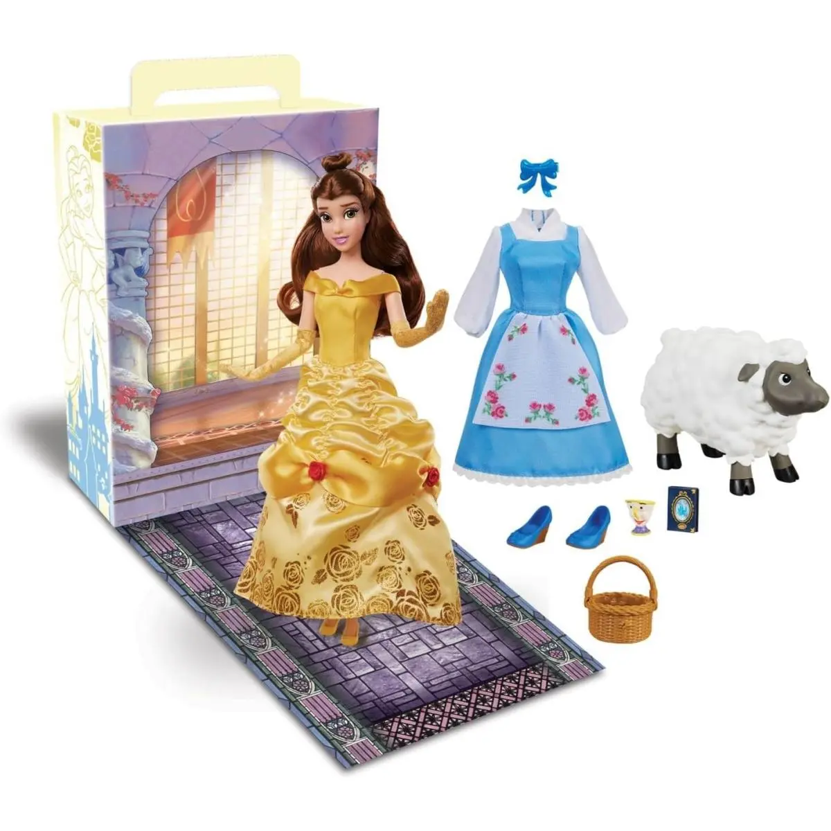 Official Belle Story Doll - 11 Inches - Includes Coloring Book and Additional