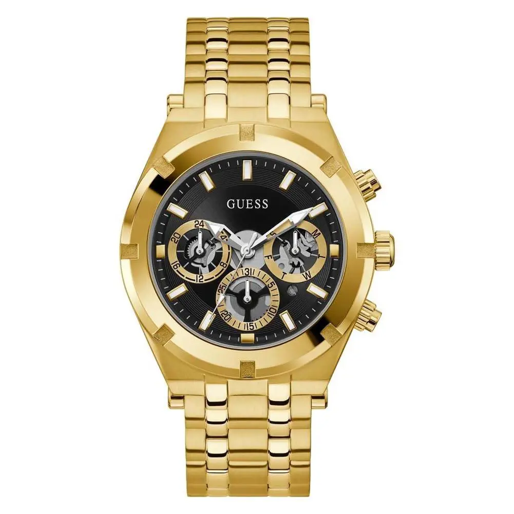 Guess Men`s Continental Multi-function 44 Mm. Quartz Watch - GW0260G2