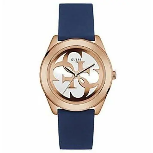 Guess Women`s Stainless Steel Silicone Casual Watch U0911L6