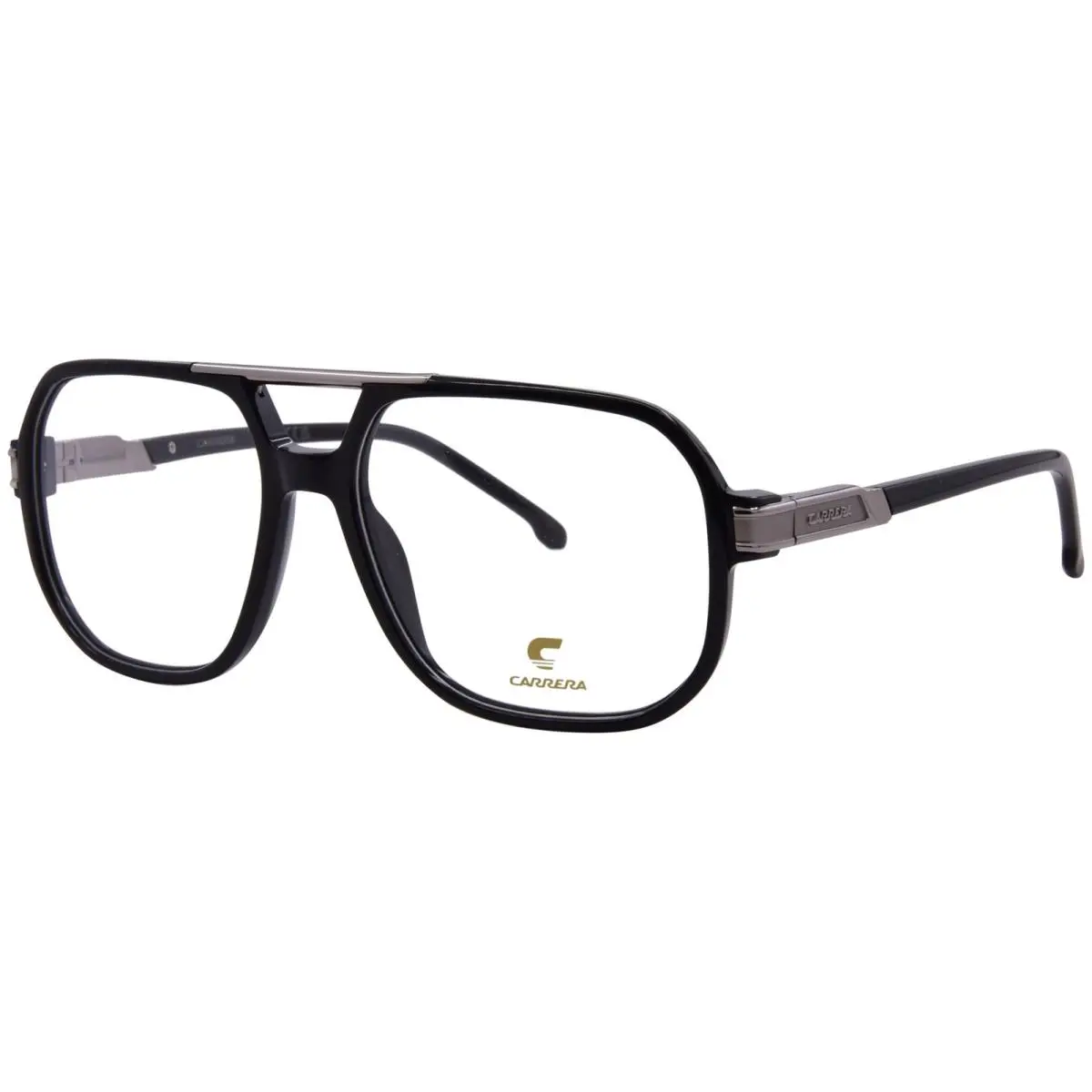 Carrera 1134 807 Eyeglasses Men`s Black Full Rim Square Shape 57mm